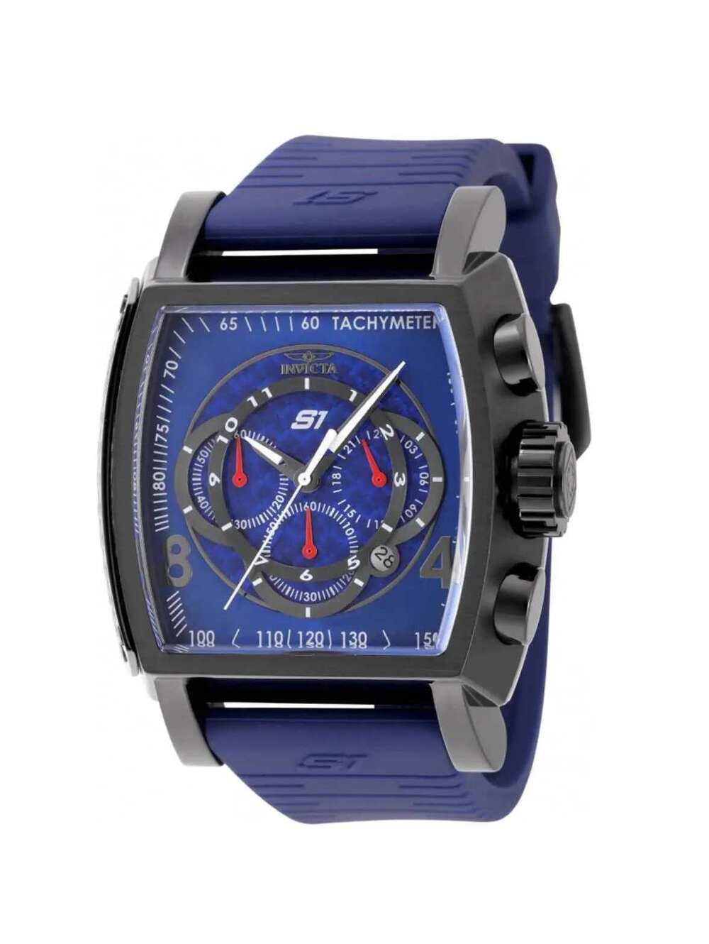 Invicta S1 Rally Men`s Deep Sea Blue  Carbon Fiber Dial Chrono, 48mm (48431)